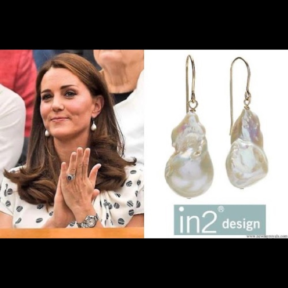 In2Design Baroque Pearl Drop Earrings